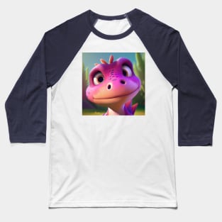 Baby Dinosaur Dino Bambino - Ava Baseball T-Shirt